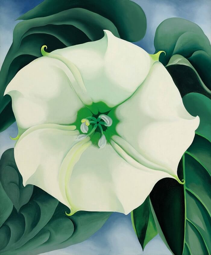 Jimson Weed/White Flower No. 1, 1932 by Georgia O'Keeffe