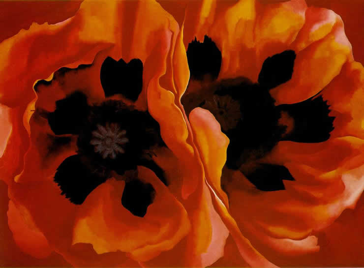 Oriental Poppies, 1928 by Georgia O'Keeffe