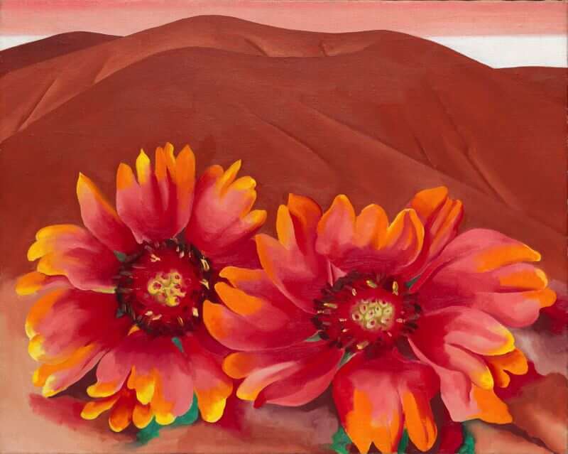 Red Hills with Flowers, 1937 by Georgia O'Keeffe