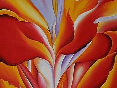 Red Canna by Georgia O'Keeffe